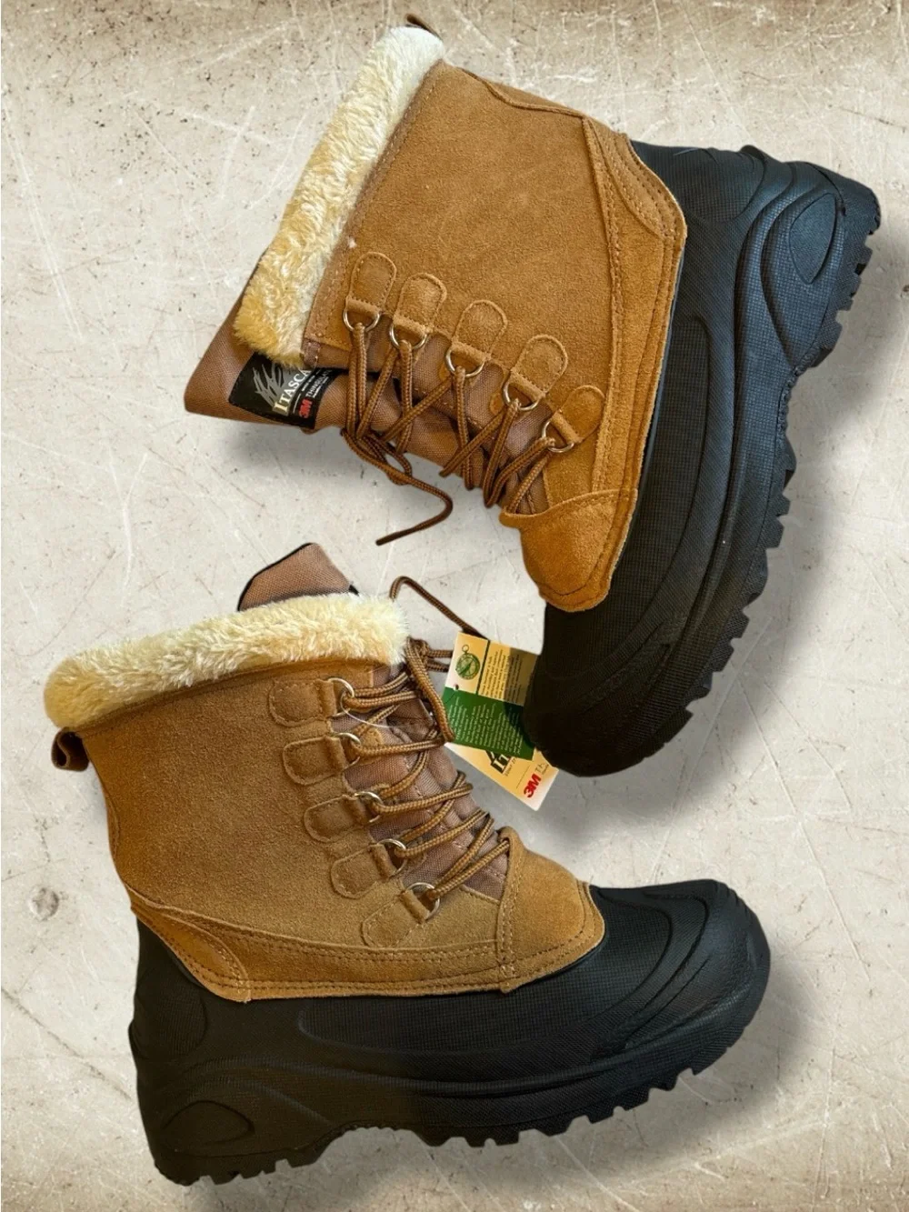 NWT Itasca Cedar II Women’s Size 10 Winter Duck Boots Buff Tan 3M Thinsulate